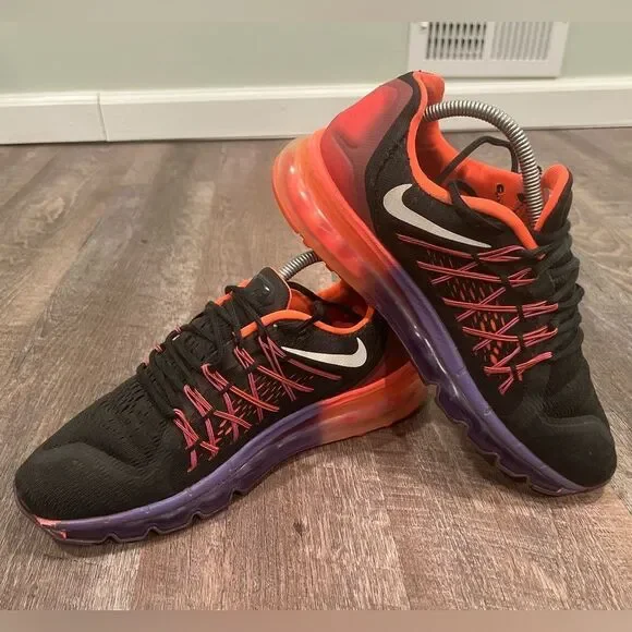 Nike Air Max “Black Hyper Punch” Woman’s 9.5 - Picture 7 of 9